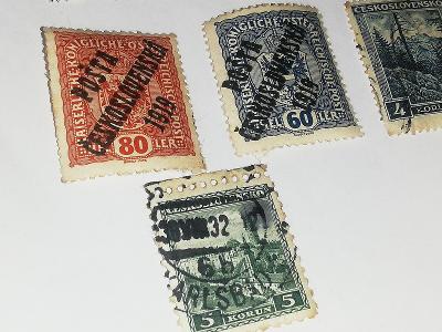 Poštovni známky 15 Československo