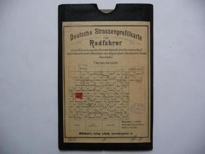 Stará německá mapa - Deutsche Strassenprofilkarte - Siegen