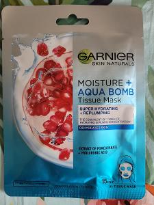 Garnier pleťová maska s granátovým jablkem a kyselinou hyaluronovou