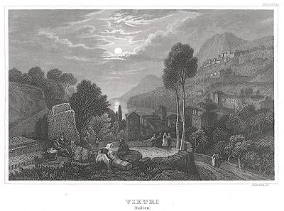 Vietri sul Mare, Meyer, oceloryt, 1850