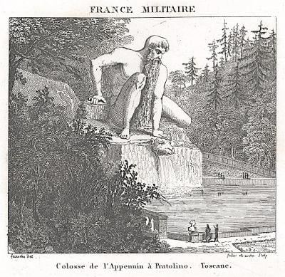 Florencie Colossus, mědiryt, 1833