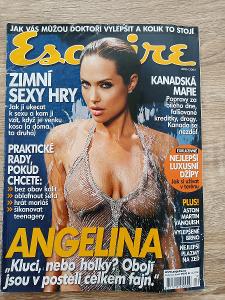 časopis - ESQUIRE leden 2005 - Angelina Jolie 