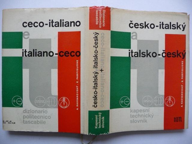 Česko-italský a italsko-český kapesní technický slovník - SNTL 1963 - Učebnice