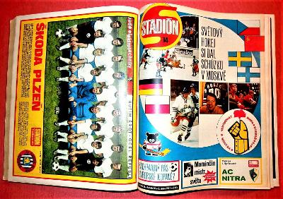 Vázaný časopis STADION 1973 - kompletní ročník 