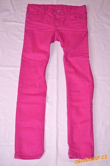 Super sytě růžové džíny X-Mail, vel. 152