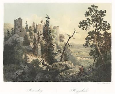 Rýzmburg-Osek, Haun, kolor. litografie, 1860