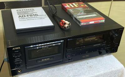 AIWA AD-F810 Stereo Cassette Deck/Dolby NR B-C/HX PRO/3 HEADS 