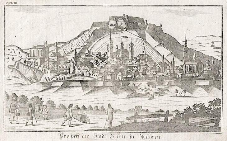 Brno, Eder , mědiryt (1800) - Antikvariát