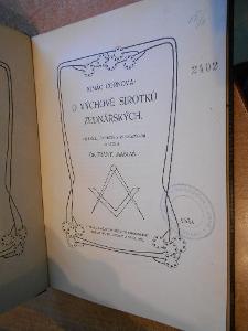 Cornova Ignác - O výchově sirotků zednářských - 1923