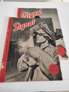 Pro sběratele 2x časopis Signal č.6 a 7 / 1942