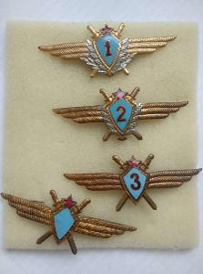 SSSR Sada odznaků pro špičkové specialisty důstojníků vojenských letců