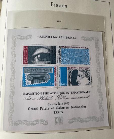 Francie 1975 blok 5 - Známky