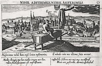 Cheb, Meissner, mědiryt, 1678
