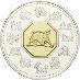 Kanada 15 Dollars 2004 Lunarní rok pozlacenáopice 925Ag34g PROOF čŠU02 - Numismatika