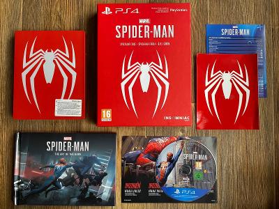 Hra Spider-Man na PS4 Speciální edice steelbook + artbook