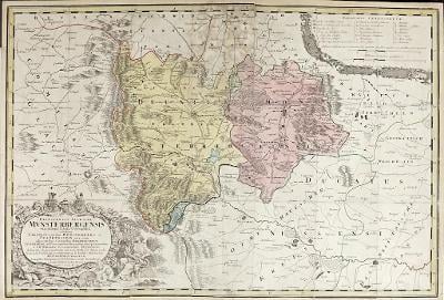 Homann dědicové : Munsterberg, mědiryt, 1736