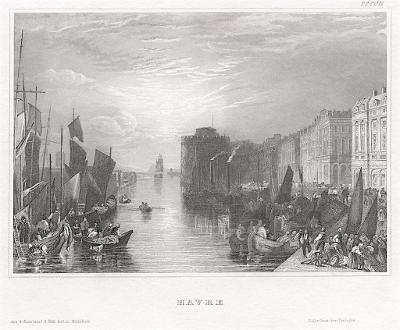Havre II. , oceloryt, 1850