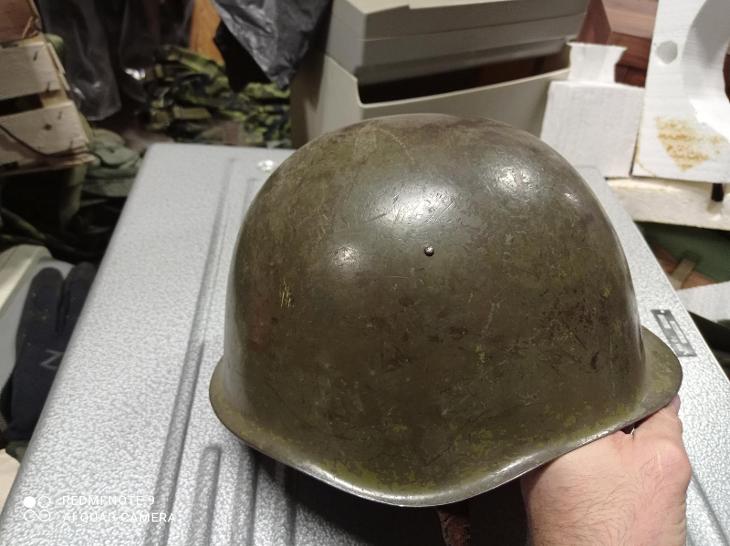 č.698 - Vojenská - armádní helma čsla Československo - blembák - Sběratelství