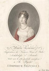 Marie Luisa Habsbursko-Lotrinská, mědiryt, 1809