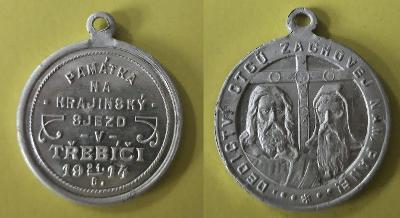 medaile Al Třebíč-krajinský sjezd 1914