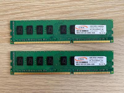 CSX 8GB DDR3 1066 MHz ECC (2x4GB PC3-8500E) pro Mac Pro