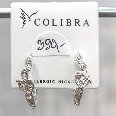 Náušnice  COLIBRA-Swarovski ve stříbřé