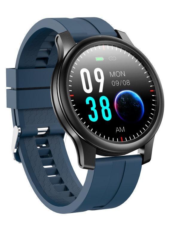 Luxusní chytre hodinky Smartwatch JK Active Jordan Kerr  modrý - Mobily a chytrá elektronika