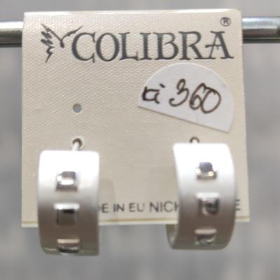 Náušnice  COLIBRA-Swarovski ve stříbřé