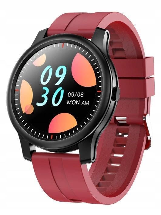 Luxusní chytre hodinky Smartwatch JK Active Jordan Kerr Červené