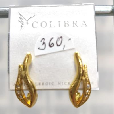 Náušnice  COLIBRA-Swarovski ve zlaté