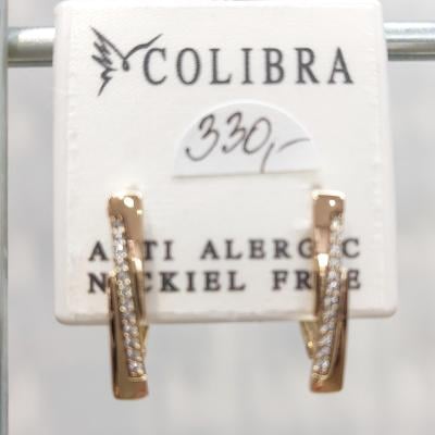 Náušnice  COLIBRA-Swarovski ve zlaté