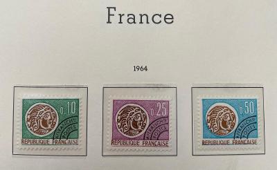 Francie 1964 Mi.1476-1478