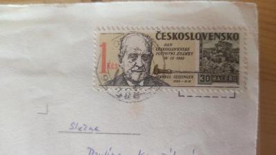 Celistvost - Československo , dopis se známkou