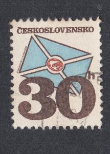 Známky Čsr 1974 Pof.2111xa,Poštovní emblém-dopis,papír (kat.700,-)