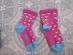 ponožky detské 12-24.měsíci ružové so srdiečkami - Oblečenie pre deti