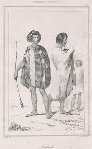 New Zeeland domorodci, Rienzi, oceloryt,1836