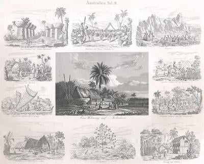 Australie II, oceloryt,1844