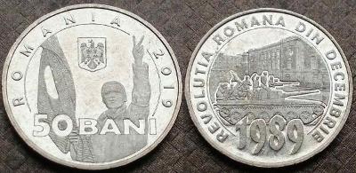 Rumunsko 50 Bani 2019   Výročí Revoluce - tank   sbírková !!!!!!!!!!