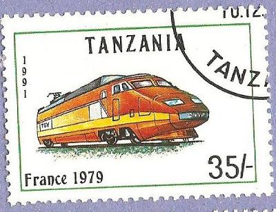 TANZANIA 1991 - 35/- - FRANCE 1979