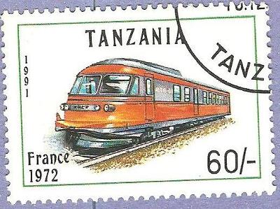 TANZANIA 1991 - 60/- - FRANCE 1972
