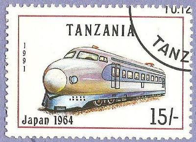 TANZANIA 1991 - 15/- - JAPAN 1964