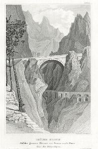Brücke St. Louis, Meyer, oceloryt, 1850