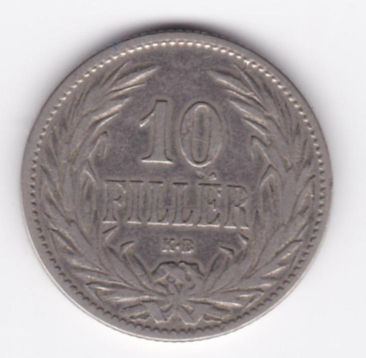 10 Fillér 1894 KB. Rakousko-Uhersko - Numismatika