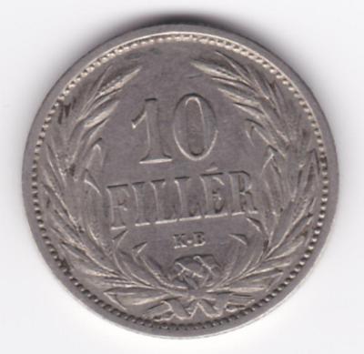 10 Fillér 1908 - František Josef I