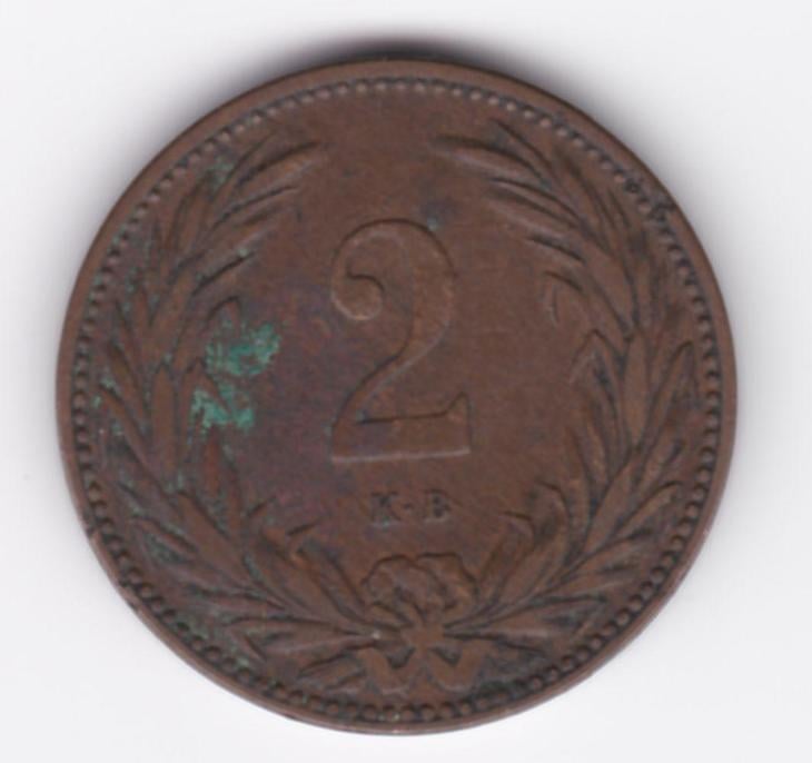 2 Filler 1901 KB - Numismatika