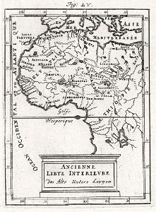 Libye, Mallet, mědiryt, 1719