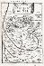 Nil prameny, Mallet, mědiryt, 1719 - Staré mapy a veduty