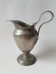 Velmi starý cínový džbán nádoba konvice okolo r. 1800
