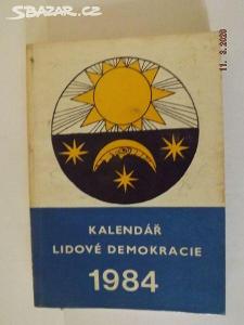 KALENDÁŘ LIDOVÉ DEMOKRACIE - 1984