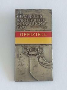 Odznak účastníka olympijských her Innsbruck 1976, Rakousko